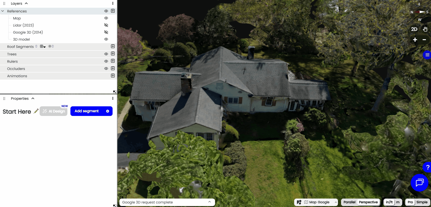 detilt location