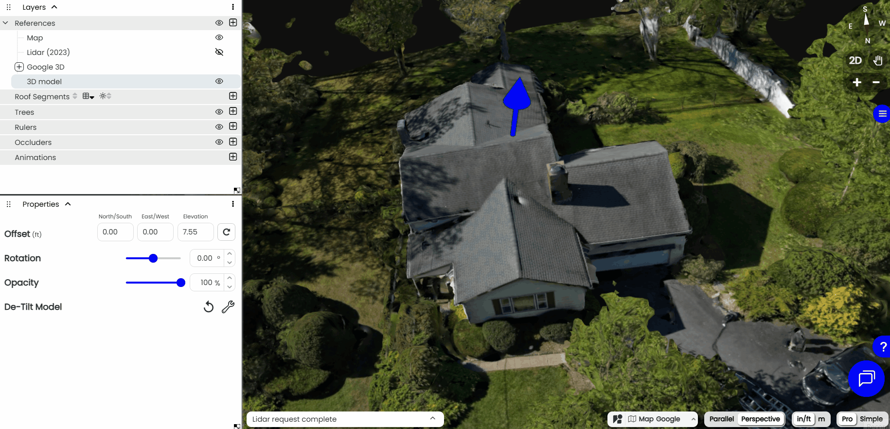 detilt tool usage