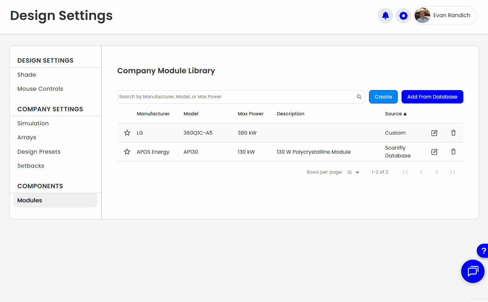 editing module details