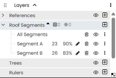 segment sorting options